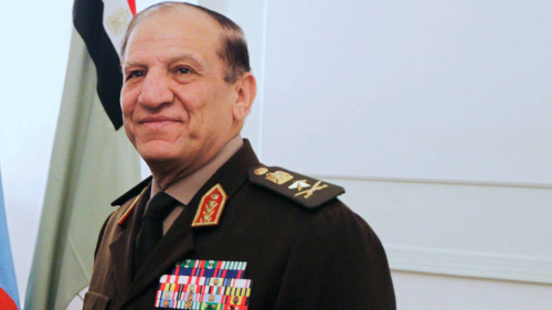 FILE PHOTO - Egypt's Chief of Staff of the Armed Forces Sami Anan during a meeting in Cairo, Egypt March 29, 2011. REUTERS/Khaled Desouki/Pool/File Photo