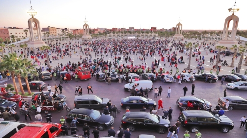 Laâyoune : Scènes de liesse après la victoire du Maroc face à l’Espagne