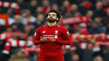Soccer Football - Premier League - Liverpool v Crystal Palace - Anfield, Liverpool, Britain - January 19, 2019 Liverpool's Mohamed Salah before the match Action Images via Reuters/Jason Cairnduff EDITORIAL USE ONLY. No use with unauthorized audio, video, data, fixture lists, club/league logos or "live" services. Online in-match use limited to 75 images, no video emulation. No use in betting, games or single club/league/player publications. Please contact your account representative for further details.
